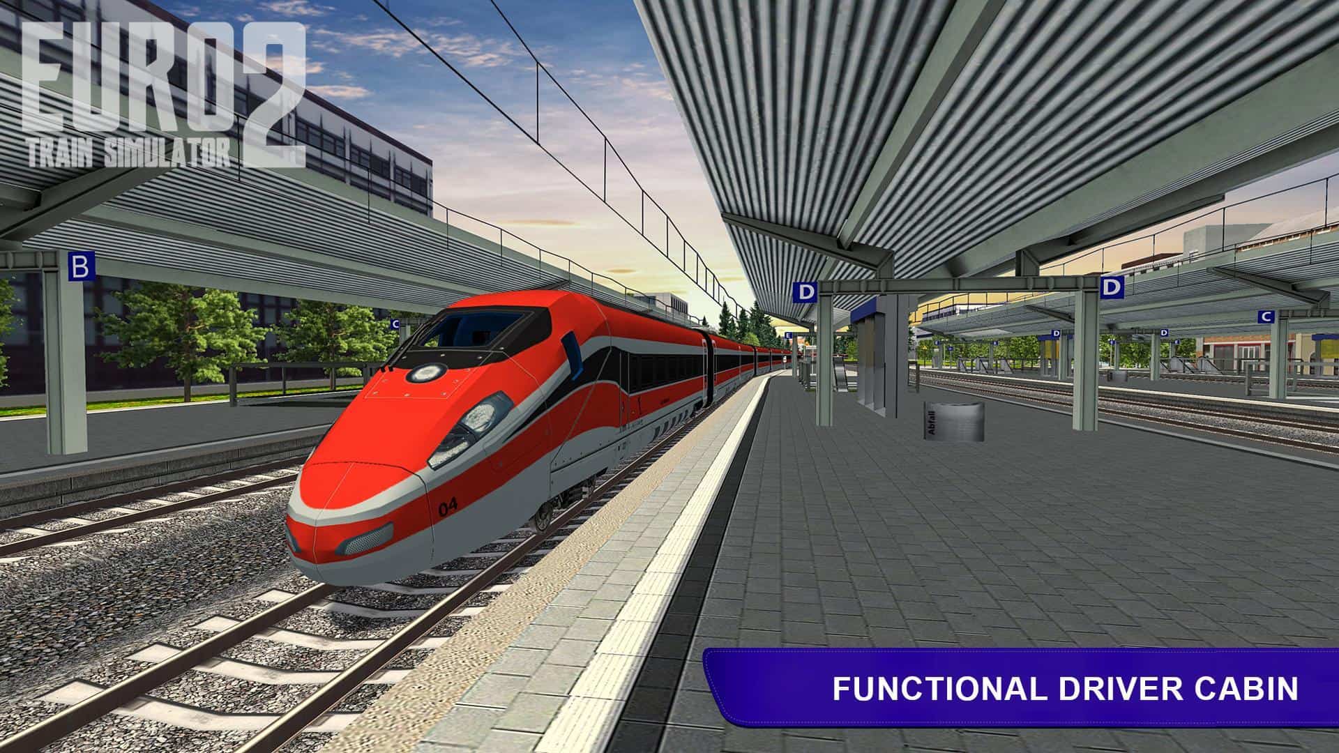 تحميل لعبة القطار Euro Train Simulator 2‏ للاندرويد