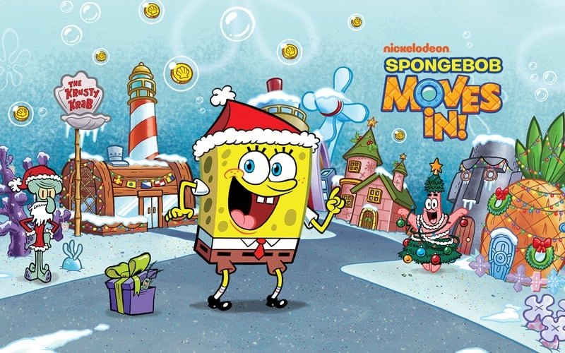 لعبة سبونج بوب SpongeBob Moves In‏ أفضل العاب طبخ سبونج بوب