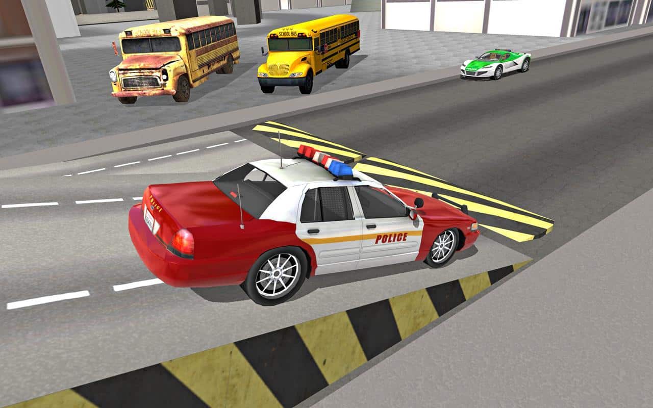 تحميل لعبة قيادة سيارة شرطة المدينة من متجر جوجل بلاي.